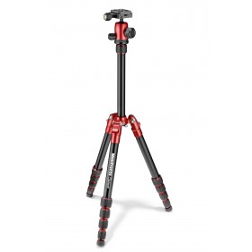 Manfrotto Element Traveller Tripod Small with Ball Head, Red MKELES5RD-BH